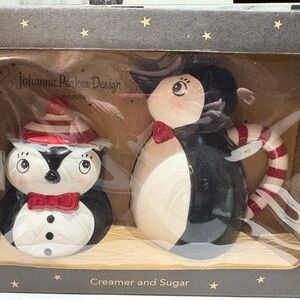 Johanna Parker Penguin Creamer and Sugar Set
